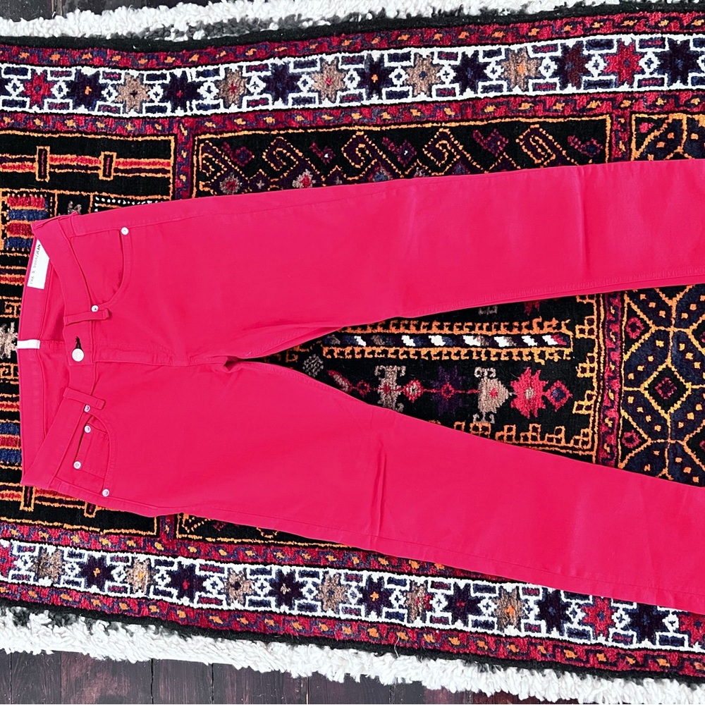 Vibrant Red Jeans